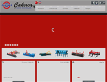 Tablet Screenshot of cakircatarim.com